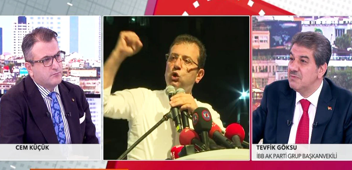 İmamoğlu'nun 'Yaptırmıyorlar' iddialarını İBB AK Parti Grup Başkan Vekili Tevfik Göksu TGRT Haber'de tek tek cevap verdi