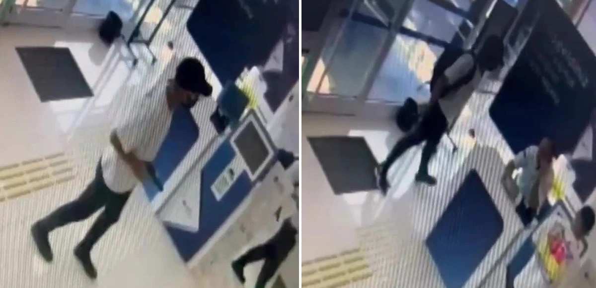 Beylikdüzü’nde silahlı banka soygunu kamerada
