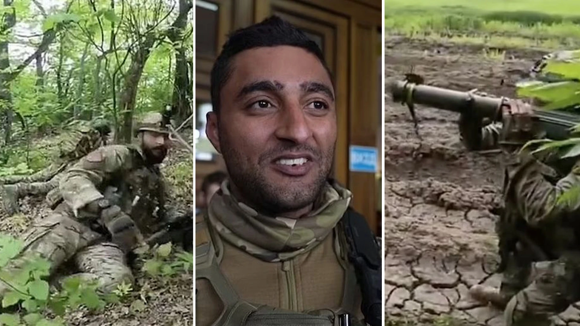 Gönüllü askerler cephede ilk kez görüntülendi, İngiliz vekilin oğlu tank imha etti