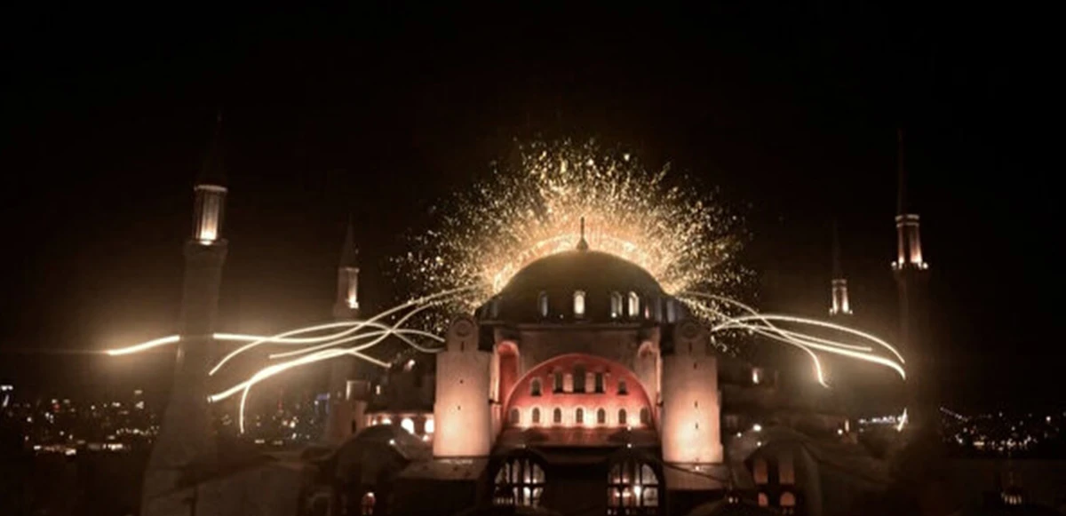 Muhteşem kutlama! Fethin 569. yılında Ayasofya’da görsel şölen