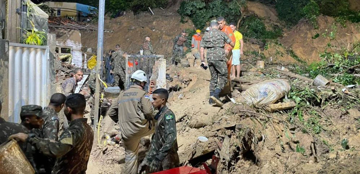Brezilya'da sel ve heyelan felaketi