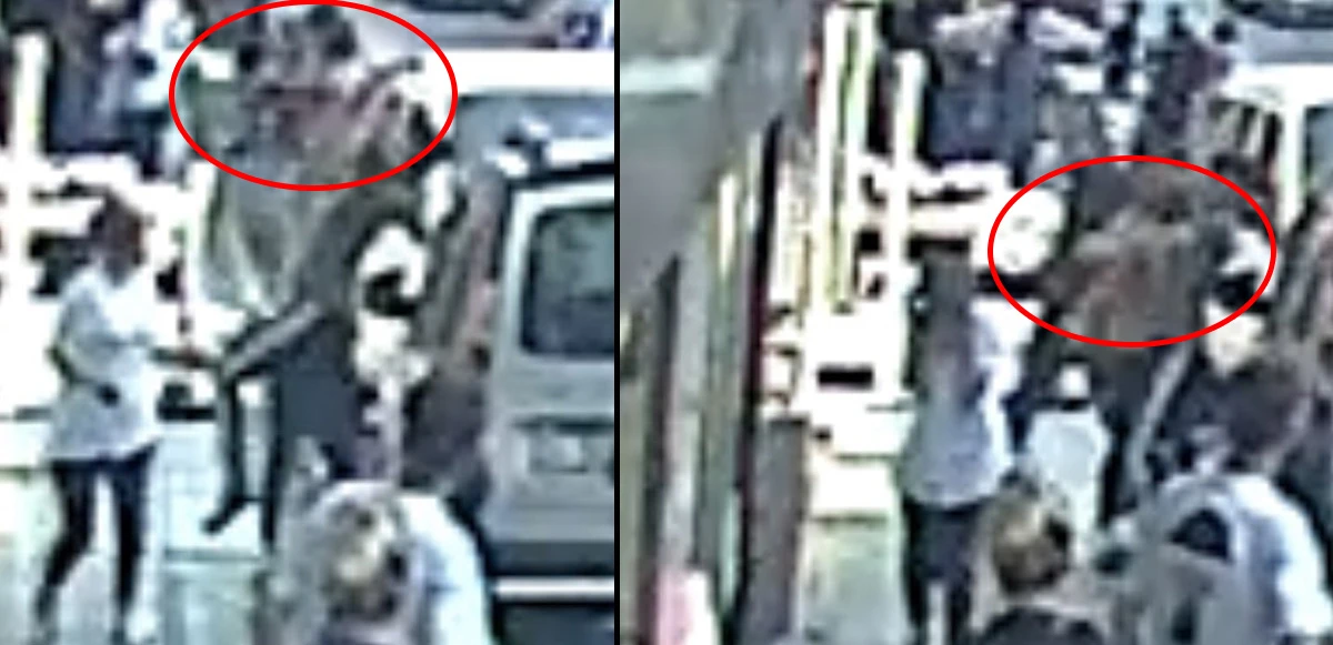 Balkondan düşen 2 yaşındaki çocuğu havada yakaladılar