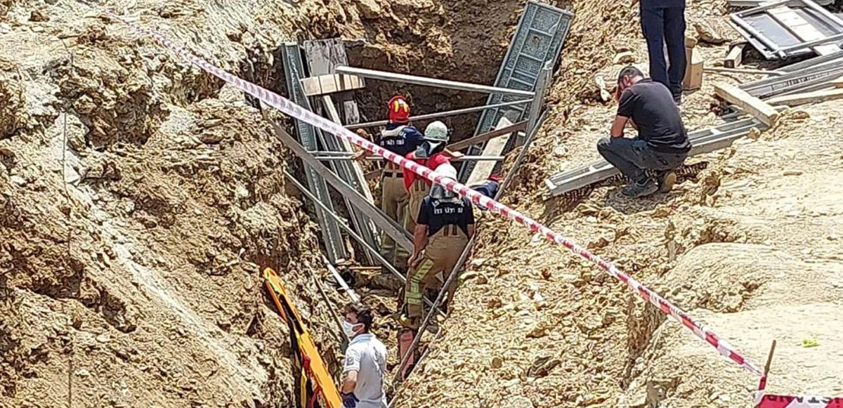 İnşaat alanında göçük: 1 işçi hayatını kaybetti
