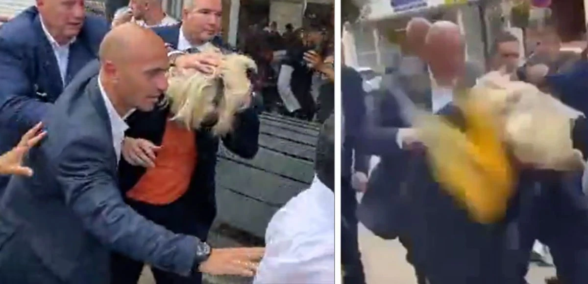 Aşırı sağcı Marine Le Pen'e de yumurtalı saldırı