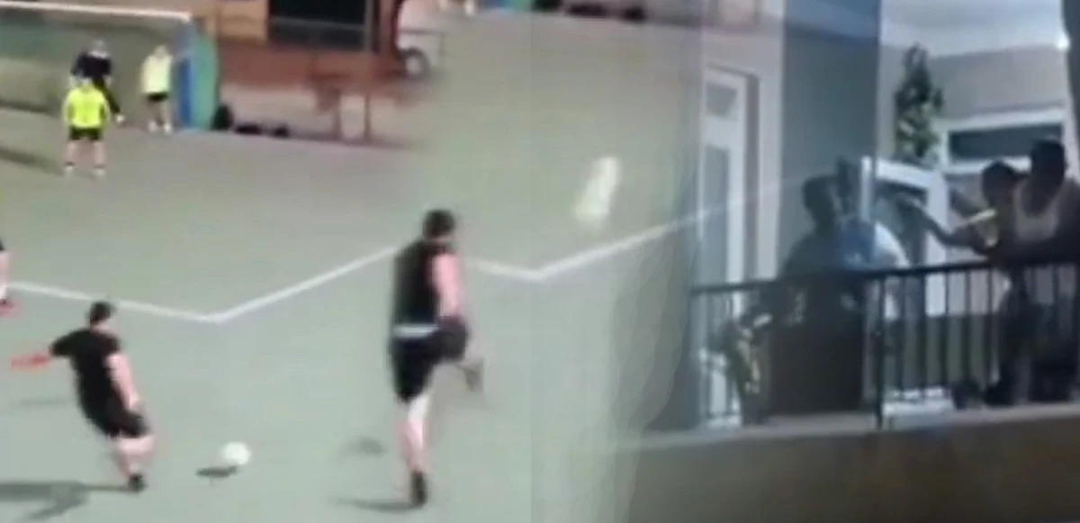 Halı sahada vurduğu top sosyal medyaya düştü