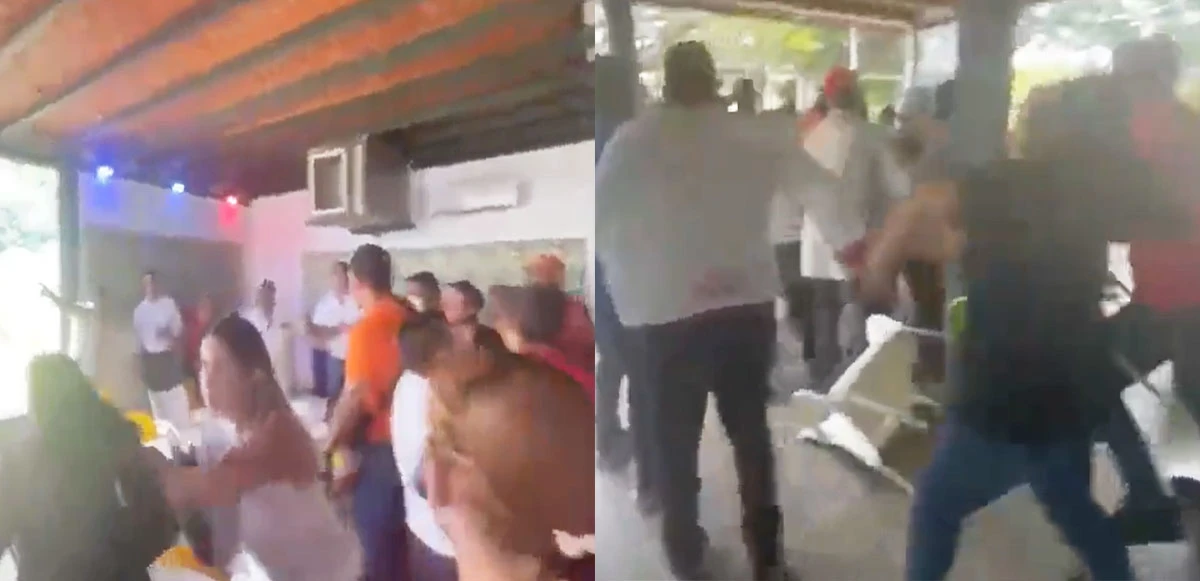 Venezuela halkı unutmadı! Darbeci muhalif lider tekme tokat dövüldü