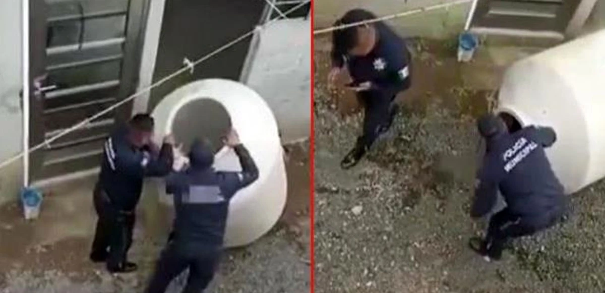 Çocuklarını su deposuna bırakan anne ve baba tutuklandı