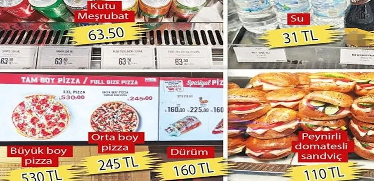 İstanbul Havalimanı’nda akıllara zarar fiyatlar: Uçak biletine pizza