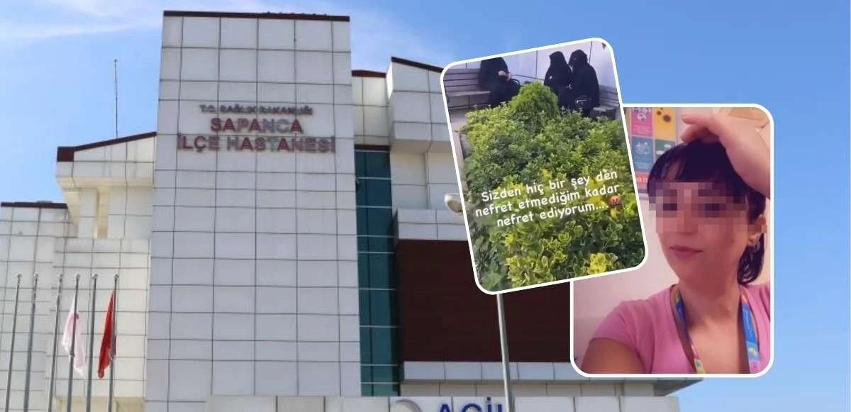 Çarşaflı kadınları kayda alan tıbbi sekreterden tepki çeken paylaşım