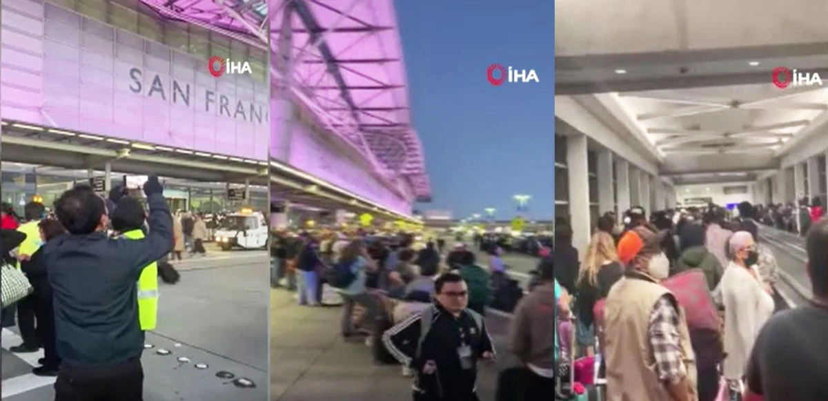 ABD'de bomba ihbarı, San Francisco Uluslararası Havalimanı boşaltıldı