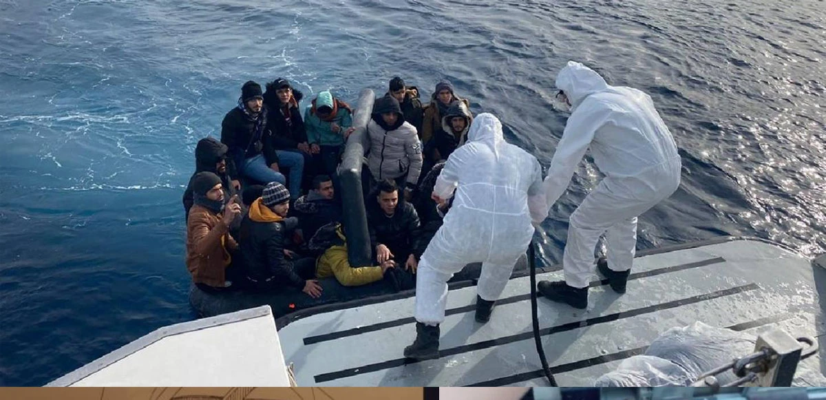 Yunanistan itiyor, Türkiye hayata çekiyor: Kara sularımıza itilen düzensiz göçmenler kurtarıldı