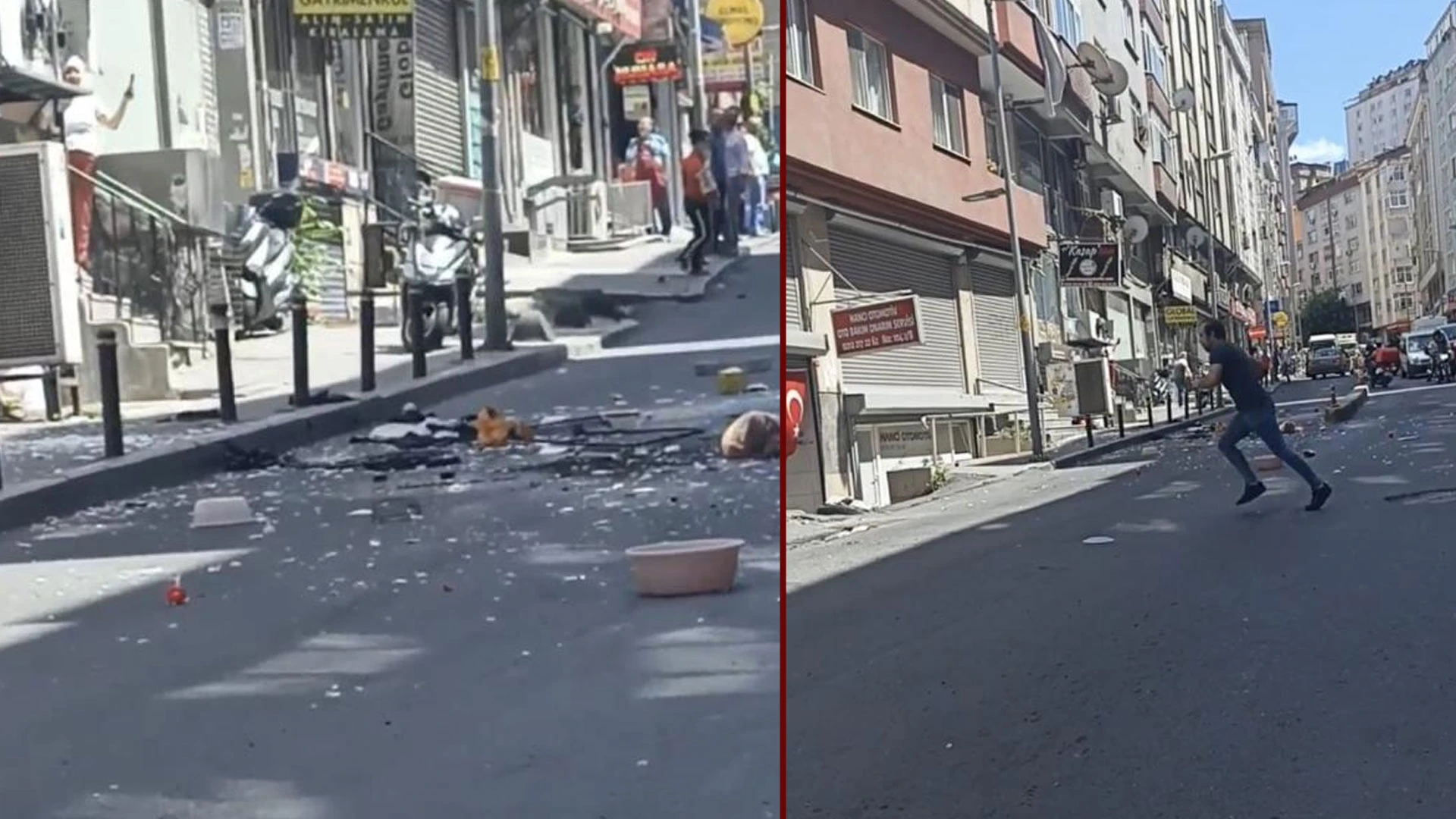 Şiddet gördüğü eşi cezaevine girince sinir krizi geçirdi! Eşyalar pencereden aşağı attı