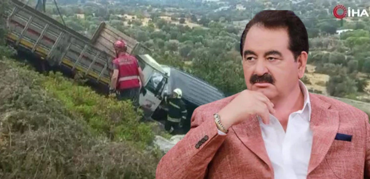 İbrahim Tatlıses Bodrum'da kaza yaptı! Olay yerinden ilk görüntüler