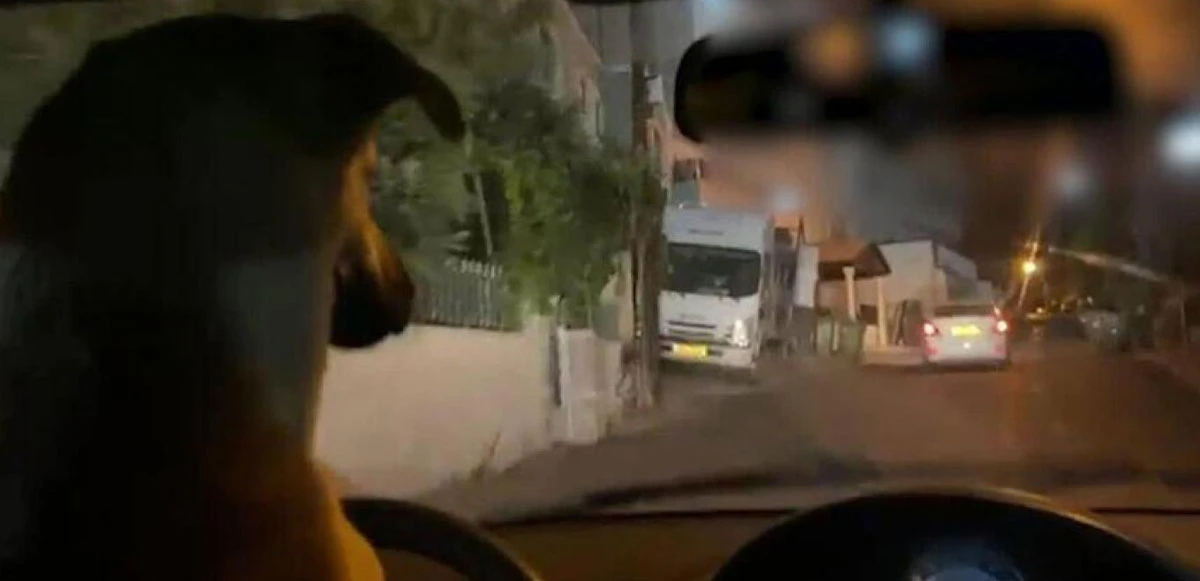 Aracını köpeğe sürdürdü! Görüntüler yayılınca yakayı ele verdi