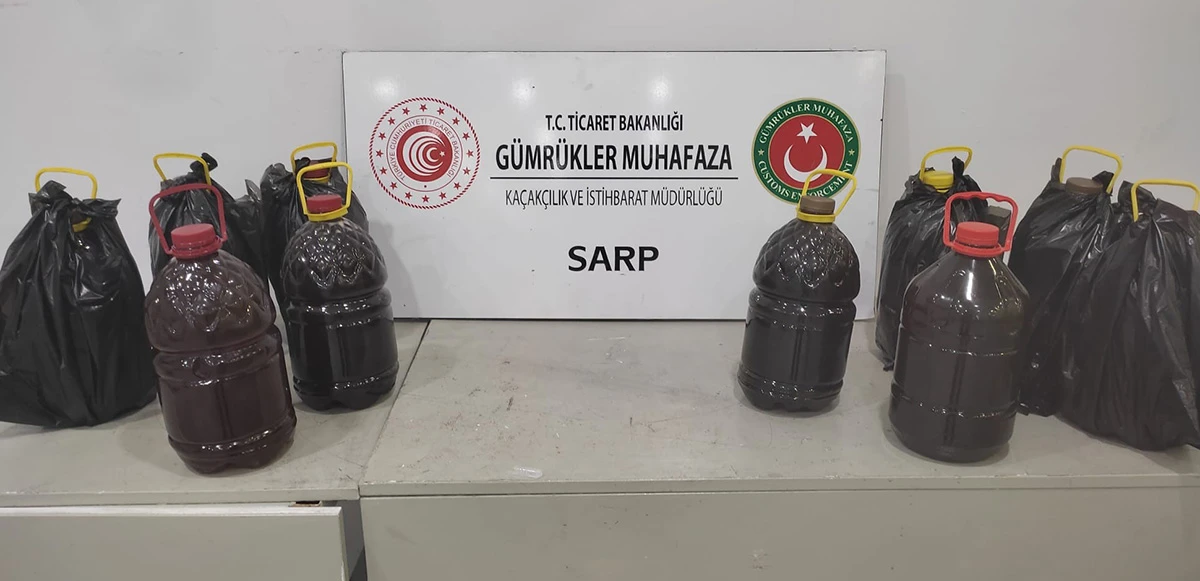 Sınırda yarım tondan fazla bal ele geçirildi