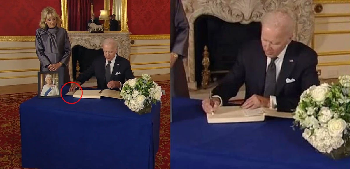 ABD Başkanı Joe Biden kopya çekerken yakalandı