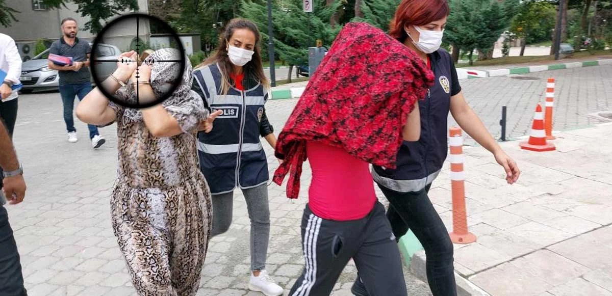 Nişancı hırsız! Gazetecilere terlik fırlattı