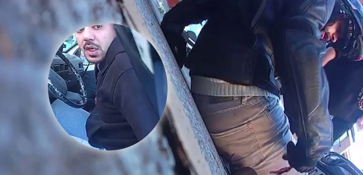 Ümraniye’de  araç sürücüsü motosikletliye dehşeti yaşattı! 7 yerinden bıçakladı, serbest kaldı