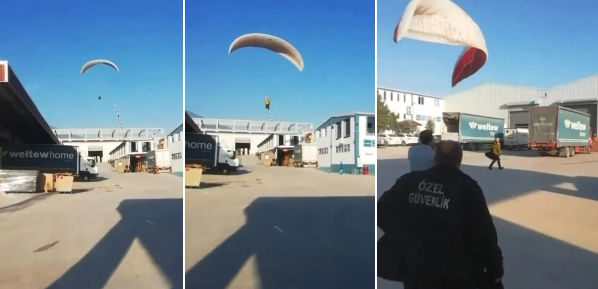 Böyle işbaşı görülmedi! İşe geç kalan işçi mesaiye uçarak gitti
