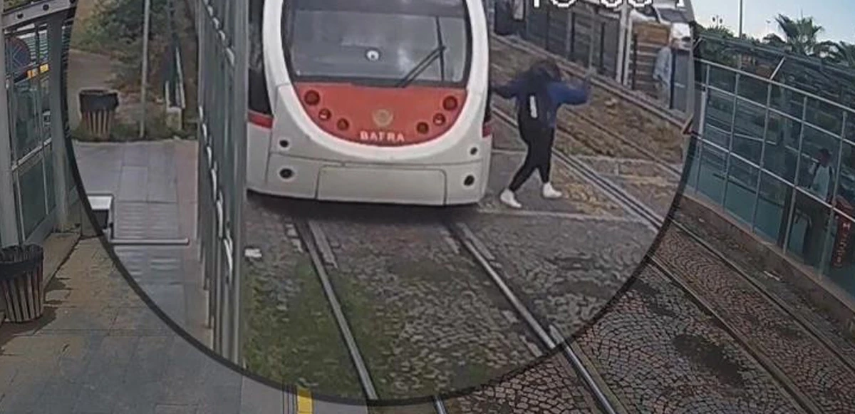 Vatmanın refleksi genç kızı ölümden kurtardı