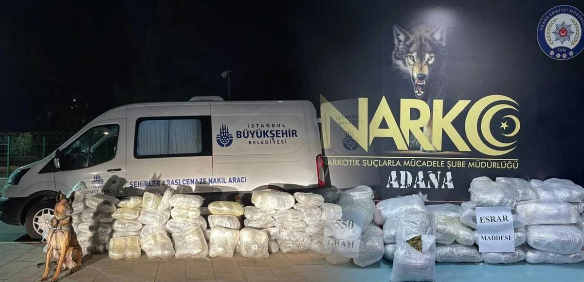 Cenaze aracından uyuşturucu çıktı: 3 kişi gözaltına alındı