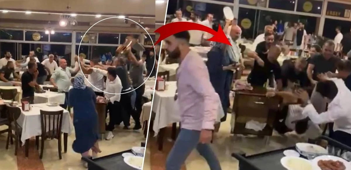 İstek şarkıda bulunan müşteriye meydan dayağı: Sandalyeyi kafasında parçaladılar
