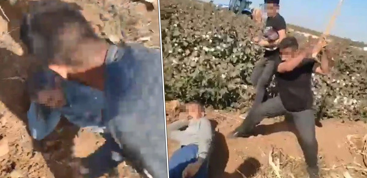 Tarlada sulama yapan çiftçiye saldırıp öldüresiye dövdüler
