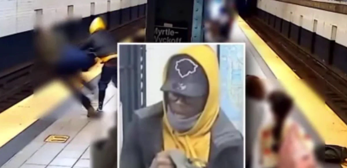 Tren istasyonunda dehşete düşüren anlar: Kadını raylara itti