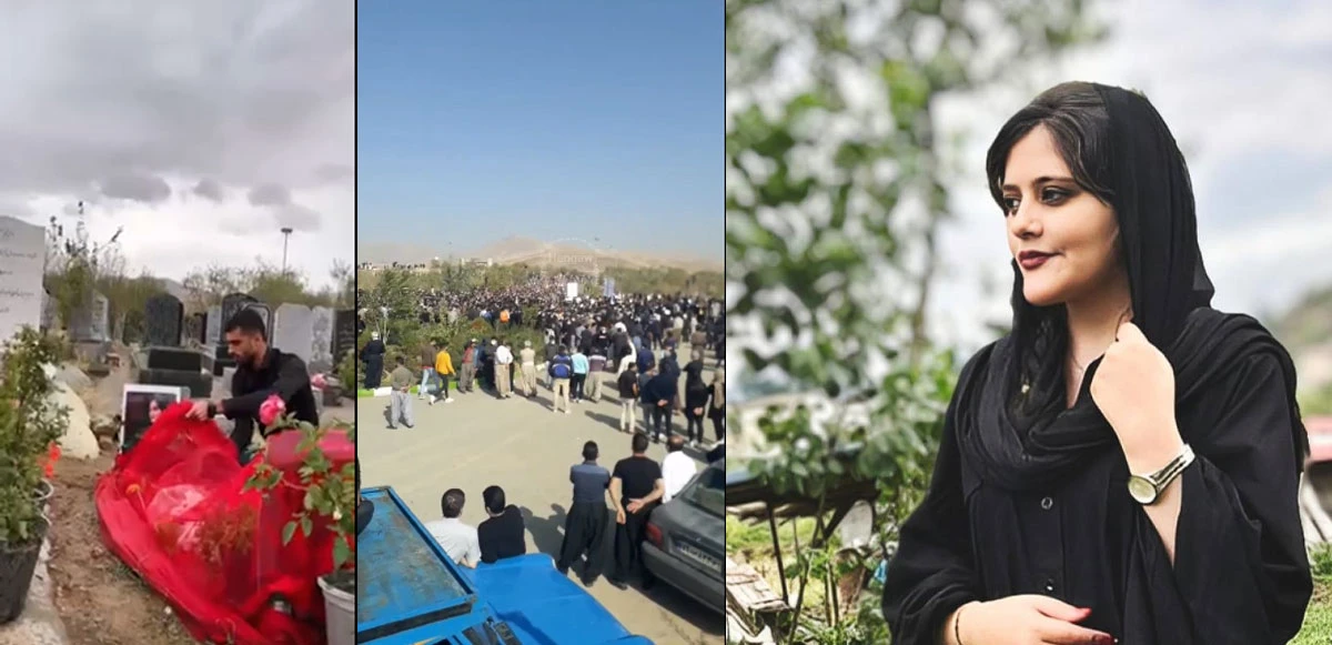 İran'da Mahsa Emini, ölümünün 40. gününde mezarı başında anıldı