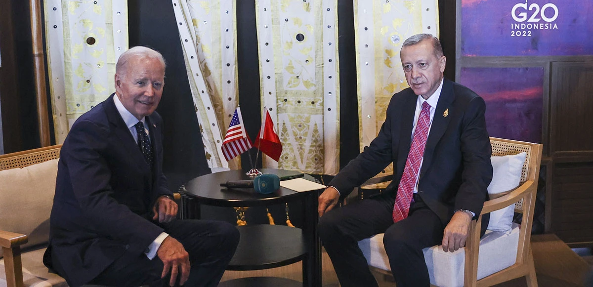 Cumhurbaşkanı Erdoğan, Biden ile bir araya geldi