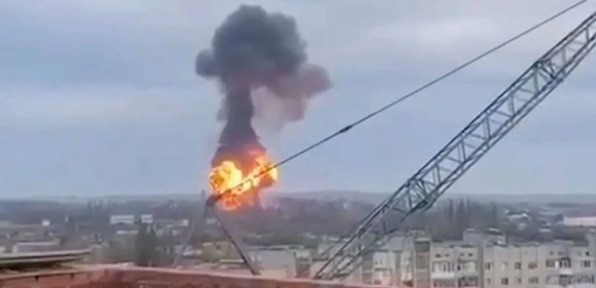 Rusya Kiev'i füzelerle vurdu: Binalardan dumanlar yükseldi