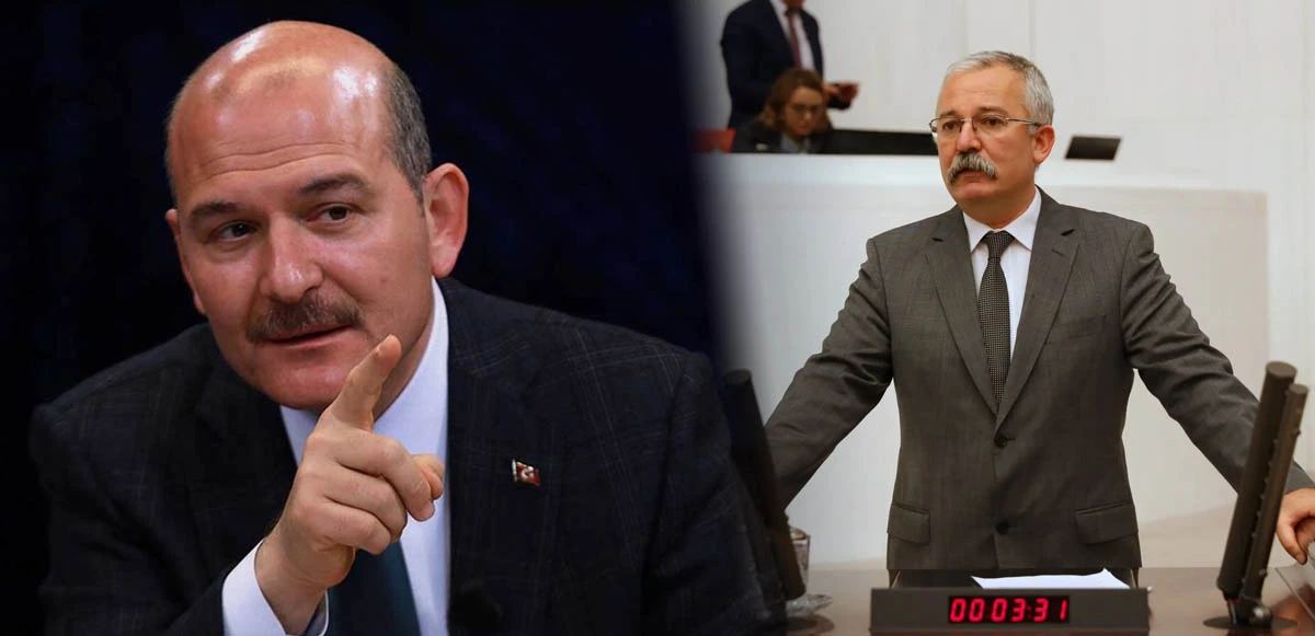 Bakan Soylu HDP'li vekile ateş püskürdü: Otur aşağı terörist bozuntusu