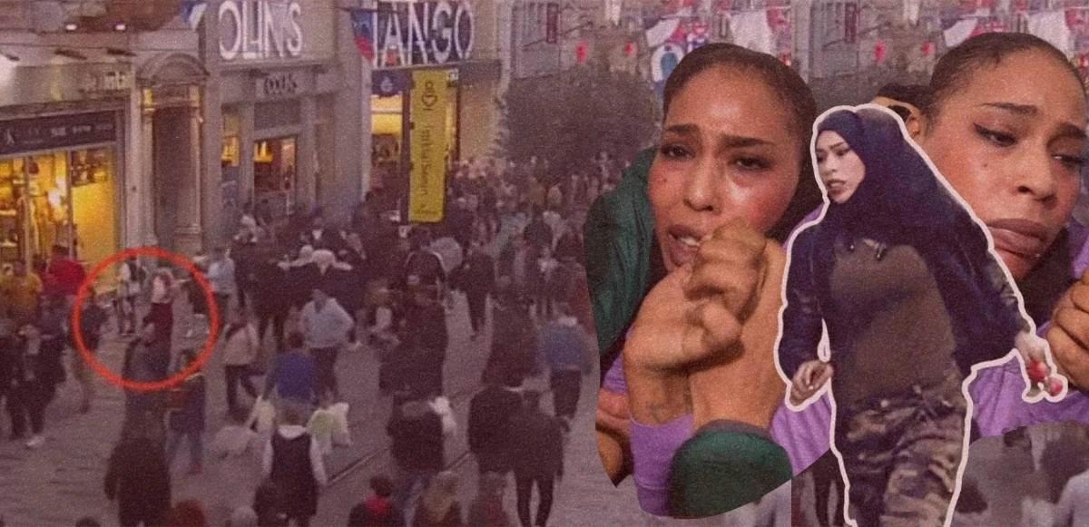 Taksim'i kana bulayan teröristin patlama noktasını kayıt altına aldığı görüntüler ortaya çıktı