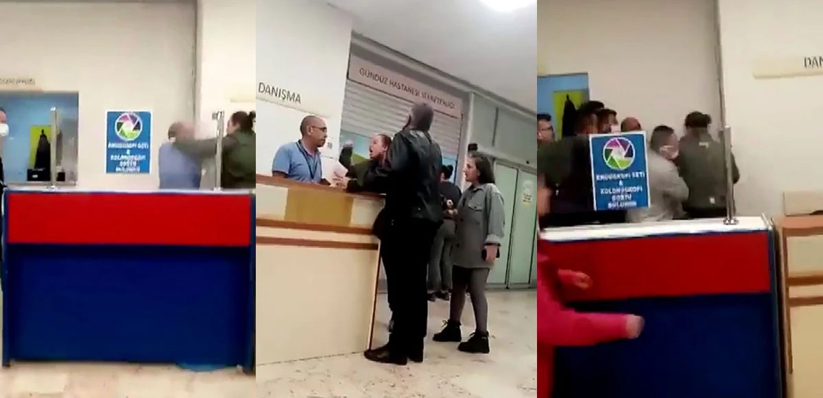 Hasta yakını sağlık çalışanına saldırıp ısırdı