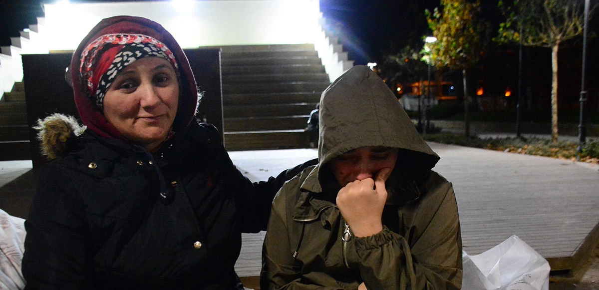 Düzce'deki deprem sonrası ayazda geçen ilk gece
