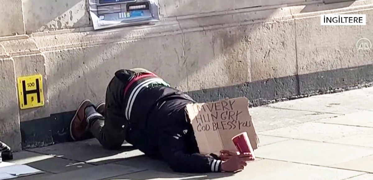 Ekonomik kriz vurdu, Londra sokakları evsizlerle doldu taştı