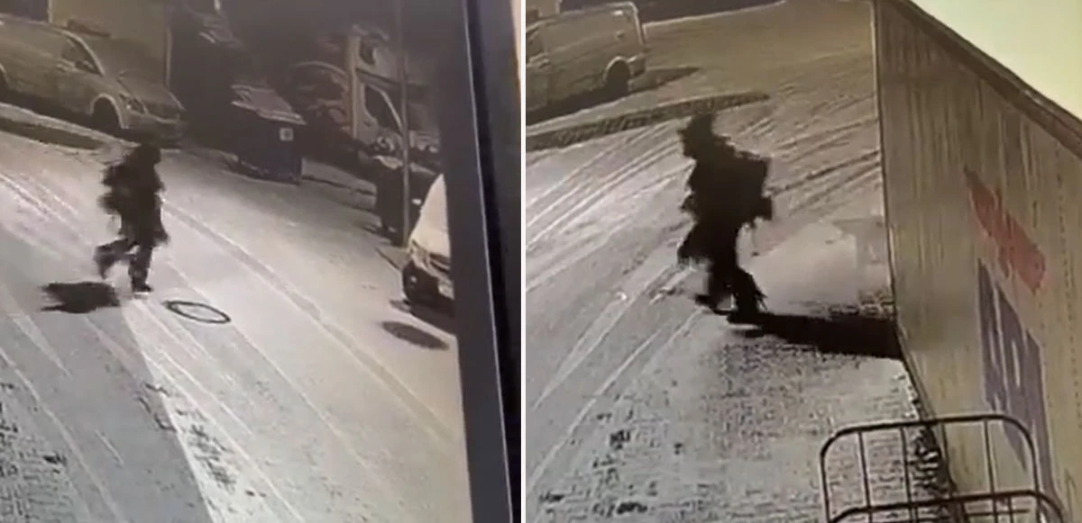 Yılbaşı ağacı gibi giyinip yaptığı herkesi şoke etti!