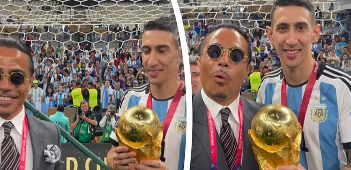 Nusret 'Vaovvv'ladı Di Maria bakakaldı