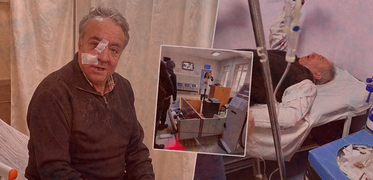 Suç makinesinden 30 yıllık hekime tekme ve yumruklu saldırı