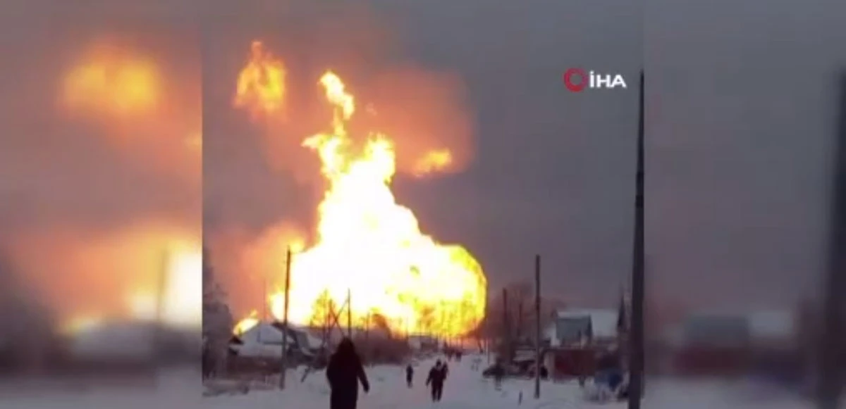 Rusya'da doğal gaz boru hattında patlama: Ölü ve yaralılar var
