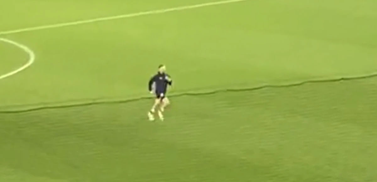 Serdar Dursun Trabzonspor maçı sonrasında tek başına koştu