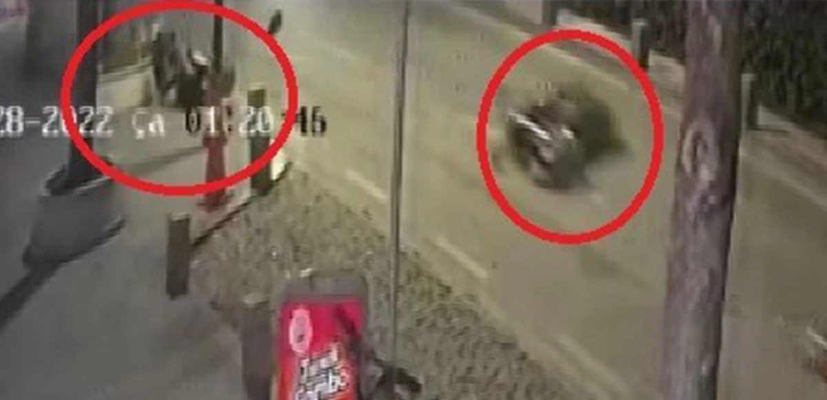 İzmit’te korkunç kaza: Savrulan motosiklet 30 metre sürüklendi