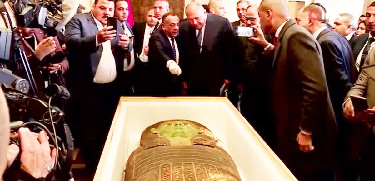ABD, antik Yeşil Tabut'u Mısır'a iade etti