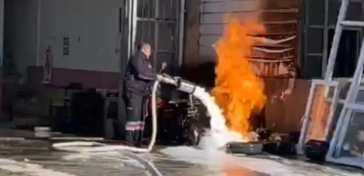 LPG tankı bomba gibi patladı! Panik anları kamerada...