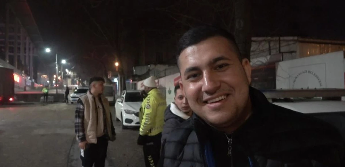 Sürücü alkollü yakalandı, arkadaşı beddua yağdırdı