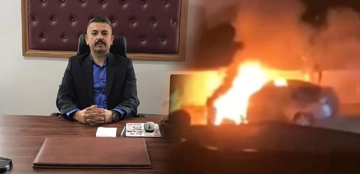 Anamur'da Ülkü Ocağı Başkanı Satar'ın aracı yandı: Kundaklama şüphesi var