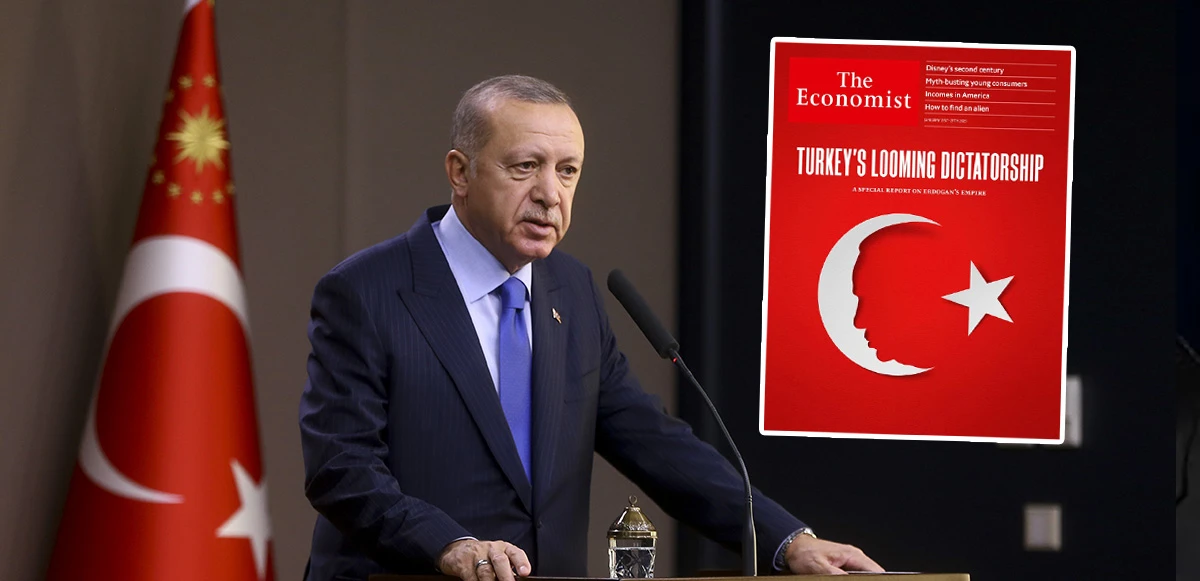 Erdoğan'dan The Economist'in hadsiz kapağına sert tepki