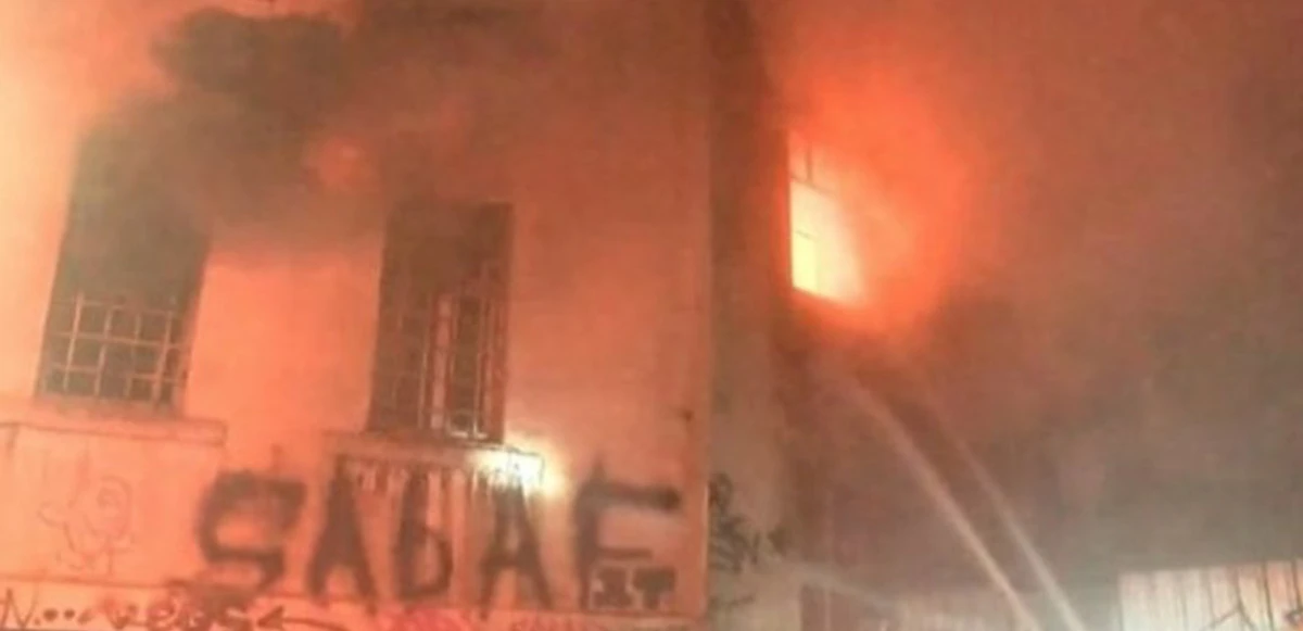 Beyoğlu’nda kilisede yangın