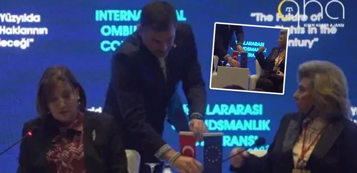Türk bayrağını düşüren Rus ombudsmana Ukraynalı mevkidaşından ders