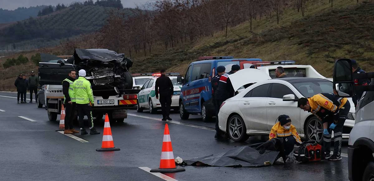 Bursa'da feci kazanın görüntüleri ortaya çıktı